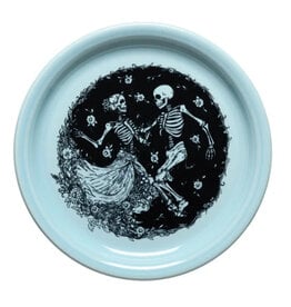 The Fiesta Tableware Company Skeleton Duet Bistro Luncheon Plate 9" Sky