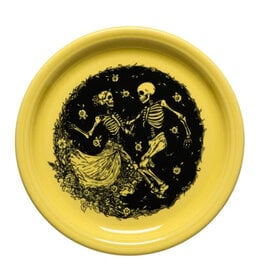 The Fiesta Tableware Company Skeleton Duet Bistro Luncheon Plate 9" Sunflower