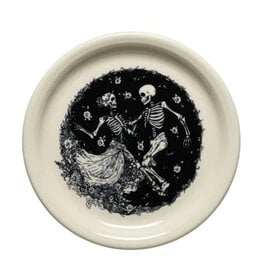 The Fiesta Tableware Company Skeleton Duet Bistro Luncheon Plate 9" Linen