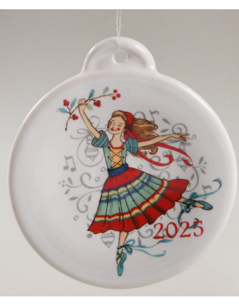 The Fiesta Tableware Company Nutcracker Ballerina Oranment 2025