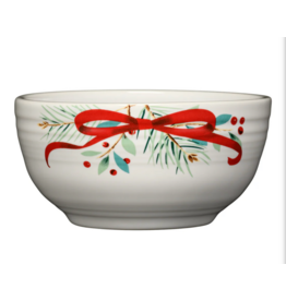 The Fiesta Tableware Company Holly Berry Christmas Garland Small Bistro Bowl 22 oz