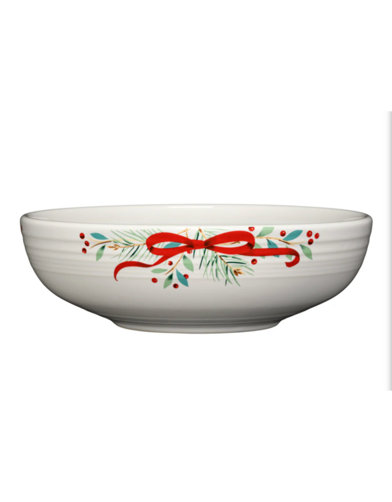 The Fiesta Tableware Company Holly Berry Christmas Garland Large Bistro Bowl 68 oz