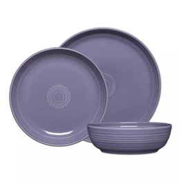 The Fiesta Tableware Company Coupe Bowl 3 Pc Place Setting Lavender