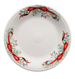 The Fiesta Tableware Company Holly Berry Christmas Garland Dinner Plate 10.5"