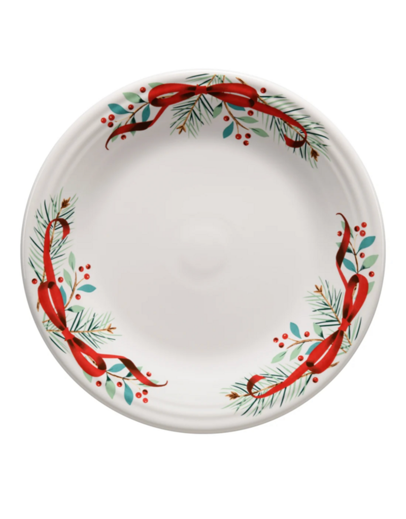 The Fiesta Tableware Company Holly Berry Christmas Garland Dinner Plate 10.5"