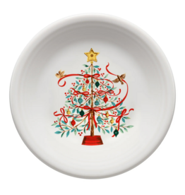 The Fiesta Tableware Company Holly Berry Christmas Tree Salad Plate 7 1/4"