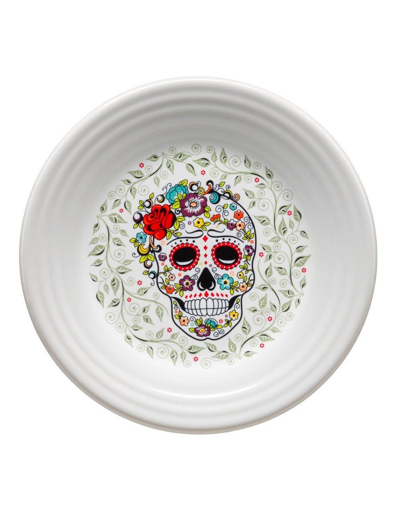 Sugar Skull and Vine Luncheon Plate