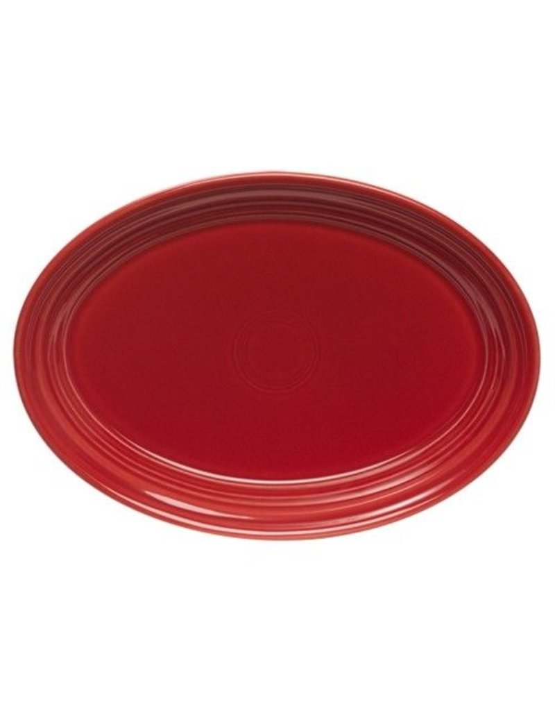 Small Oval Platter 9 5/8" Scarlet