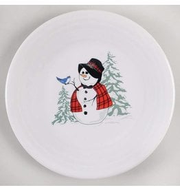 Luncheon Plate Snowlady
