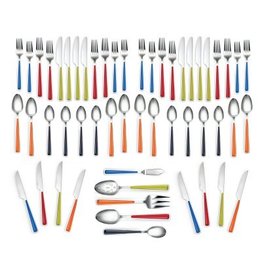 Fiesta MERENGUE Stainless Colorful Homer Laughlin Cambridge CHOICE Flatware Fiesta MERENGUE Stainless Colorful Homer Laughlin Cambridge CHOICE Flatware