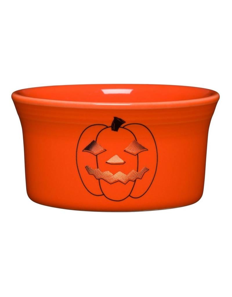 The Homer Laughlin China Company Ramekin 8 oz Halloween Spooky Pumpkin