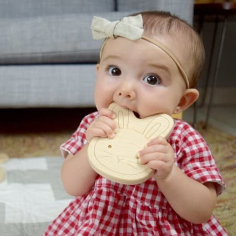 Bunny Wood Teether