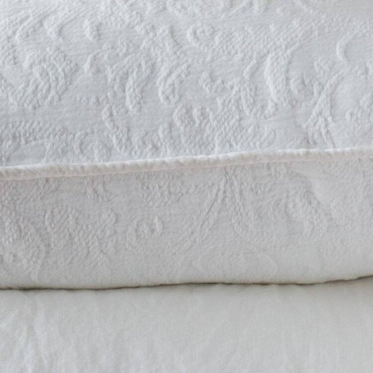 Adele Euro Shams with Silk Velvet Trim