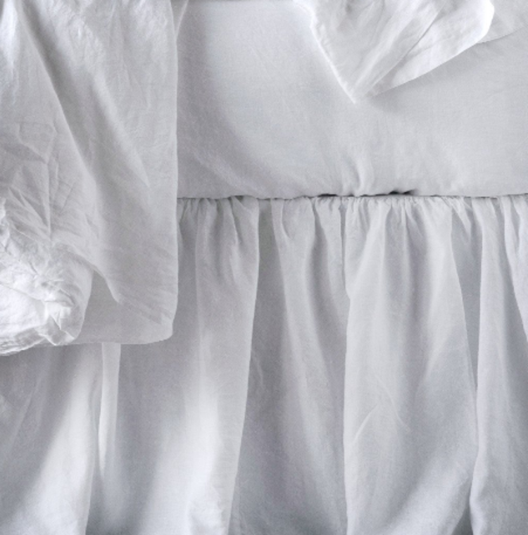 Linen Panel Bed Skirt