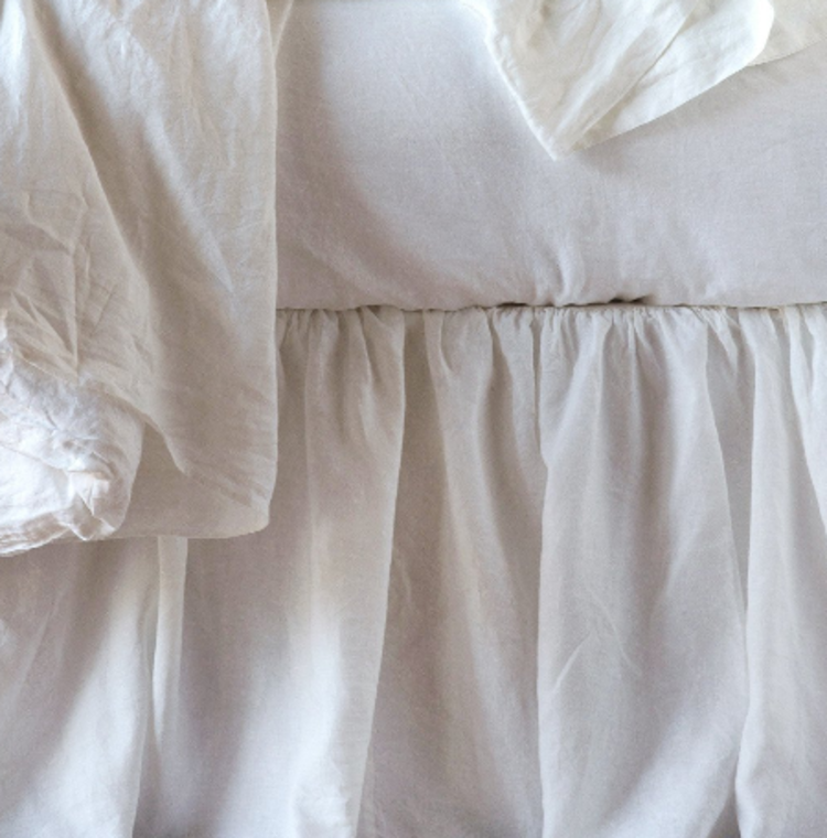 Linen Panel Bed Skirt