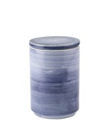 Blue Ceramic Covered Jar