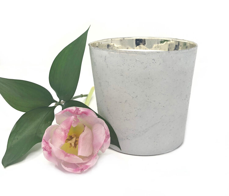 12oz Double Wick White candle