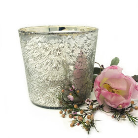 10.5oz Matte Silver Candle