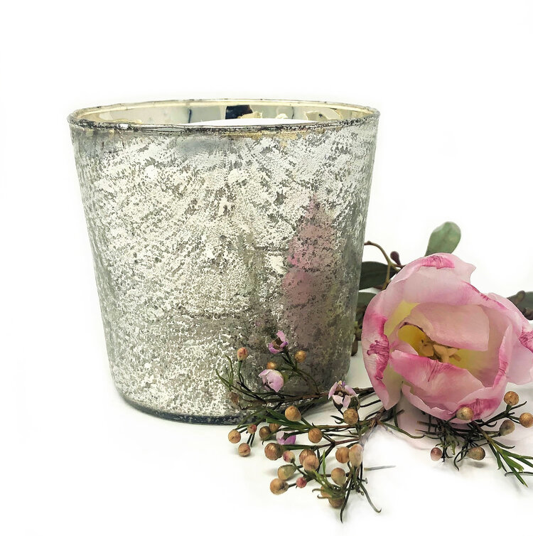 10.5oz Matte Silver Candle