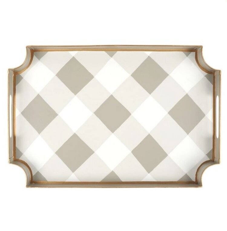 Buffalo Plaid Tray