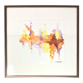 Sally Threlkeld rose gold mini art