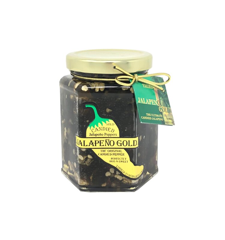 Jalapeno Gold Original Candied Peppers 13 Oz