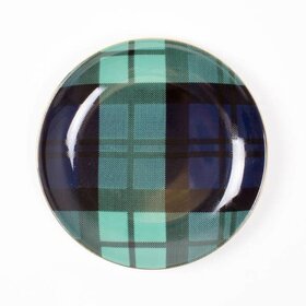 Plaid Dessert Plate