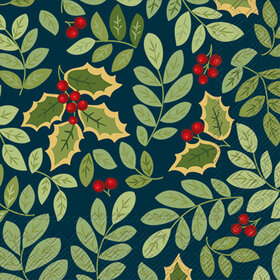 Paper Cocktail Napkins Holiday