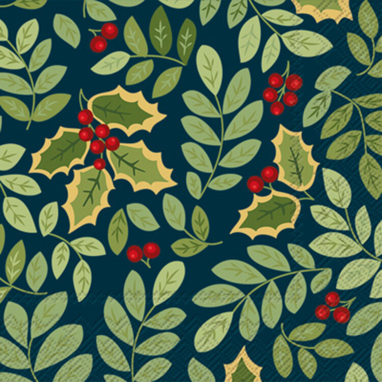 Paper Cocktail Napkins Holiday