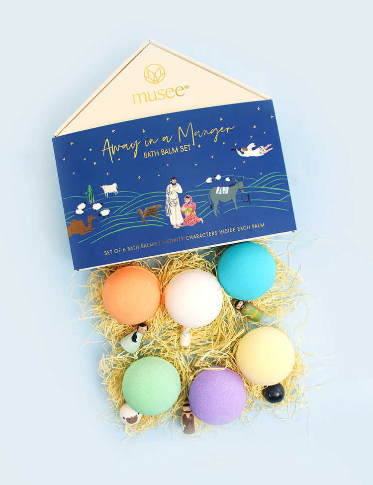 Away in a Manger Bath Bomb Set