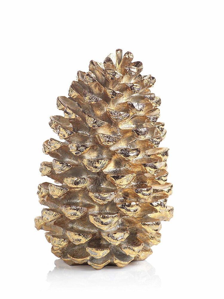 Gold Decorative Pinecone 21"