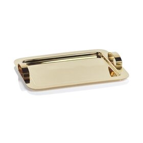 Stainless Steel Gold Serving Tray