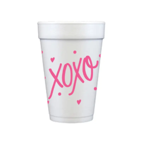 Foam Cup XOXO Set/12