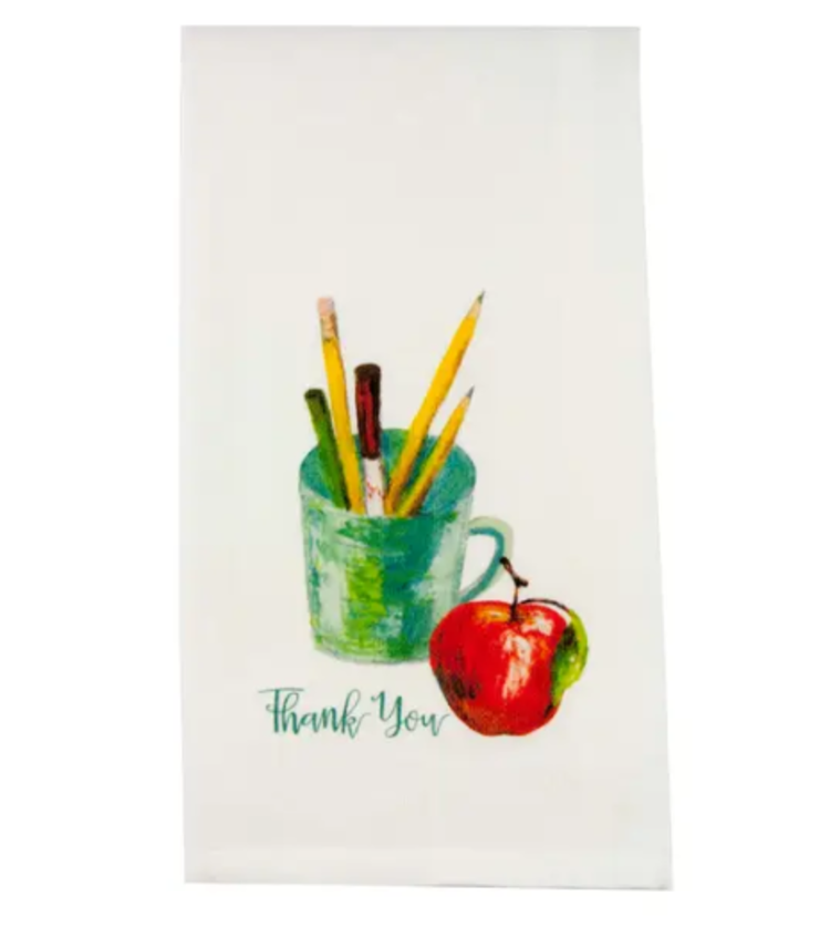 Thank You Teacher Dishtowel
