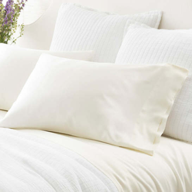 Silken Solid King Pillowcase (Pair)