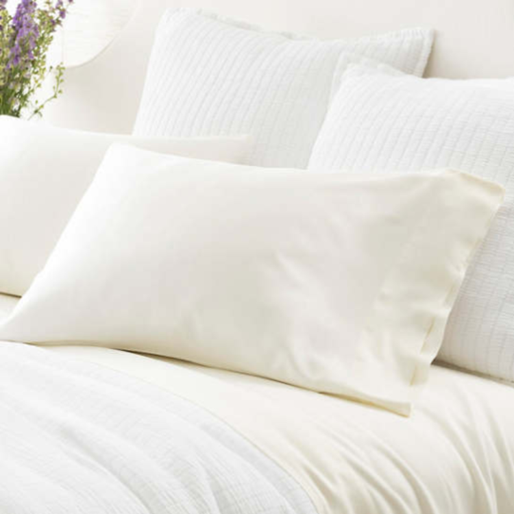 Silken Solid King Pillowcase (Pair)