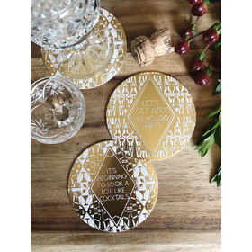 Holiday Coasters Set/12