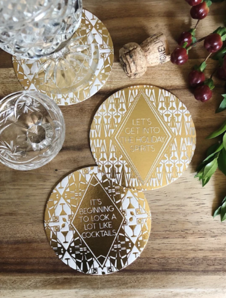 Holiday Coasters Set/12