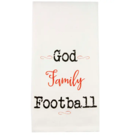 God Family Football Tea Towel