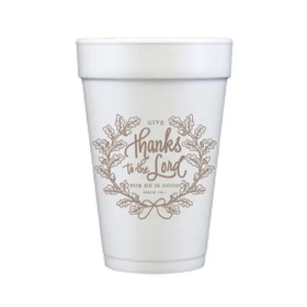 Thanks to the Lord Foam Cups