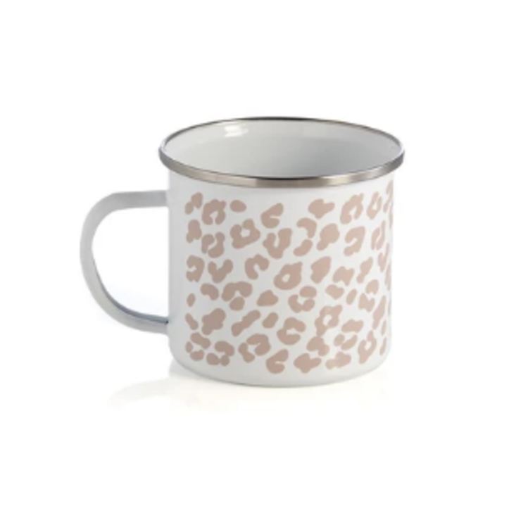 Leopard Enamel Mug