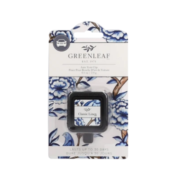 Classic Linen Car Vent Clip