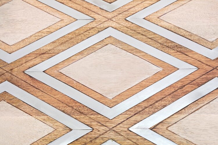 Tribeca Wood Aluminum Tray