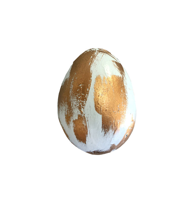 Gold Leaf Easter Egg
