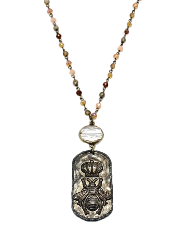 Bees Caramel Necklace