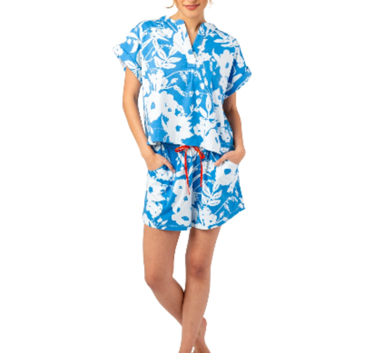 Floral Knit Pajama Set