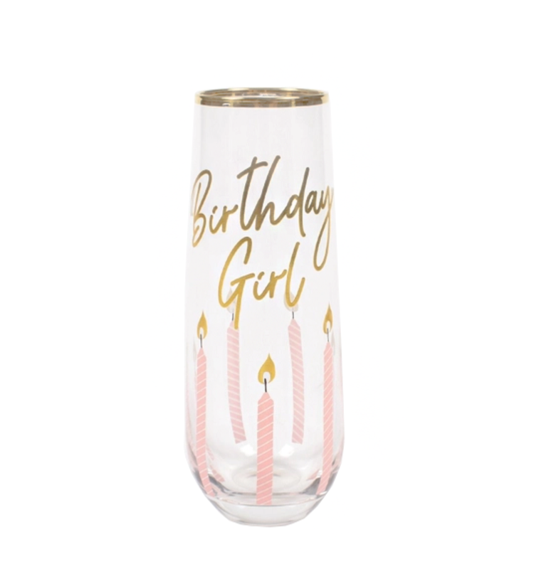 Stemless Birthday Girl Flute