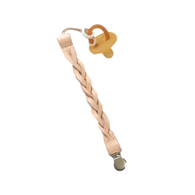 Boho Leather Paci Clip