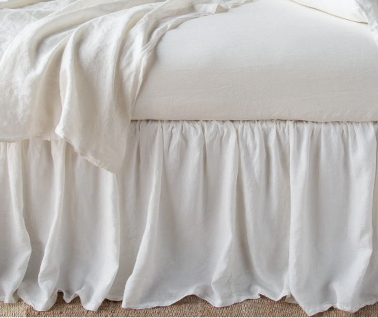 Linen Panel Bed Skirt