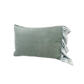 Stella Pillowcase Queen Sea Glass